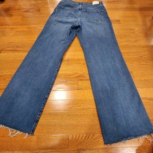 High Waisted Medium Washed Wide Leg Jeans by Express 10R